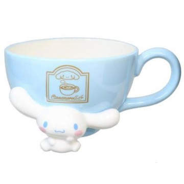 小禮堂 Sanrio 三麗鷗 大耳狗 陶瓷立體公仔馬克杯 270ml (坐姿款)