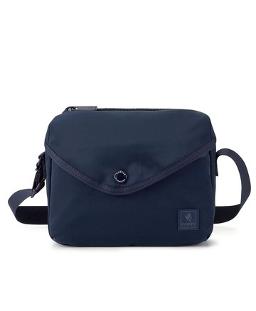 【PORTER INTERNATIONAL】AIRY 斜肩包(S) 11824-00279(深藍色)