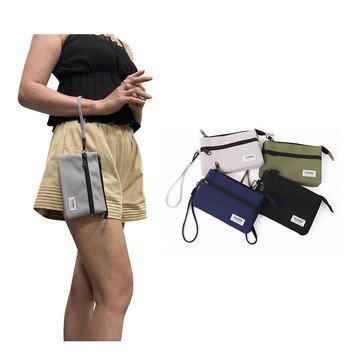 手拿零錢包大容量6吋手機防水尼龍三層主袋+外袋共四層市場買菜