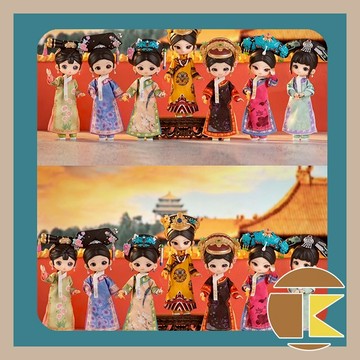 【現貨】甄嬛傳SIMONTOYS聯名初代 宮廷劇 甄嬛傳 模型 公仔 盲盒 盒抽 一中盒6入｜愛蛋客