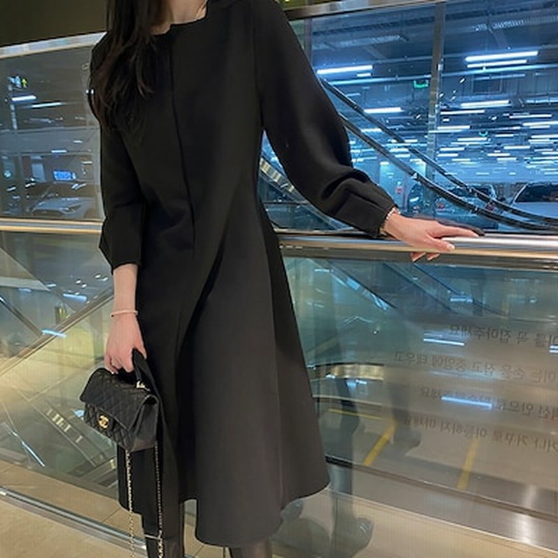 切替ラインベルテッドワンピース 韓国ファッション フェミニンな雰囲気 最新トレンド 通販 Lineポイント最大1 0 Get Lineショッピング