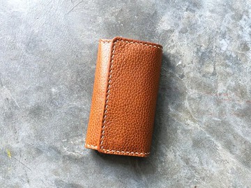 經典鑰匙包 好好縫 皮革材料包 手工包 卡夾 票夾 鎖匙包 植鞣皮