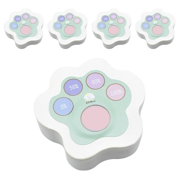 QIDINA 奇蒂可 MIT 二代造型除濕除臭珪藻土防霉塊 貓爪  50g  5個