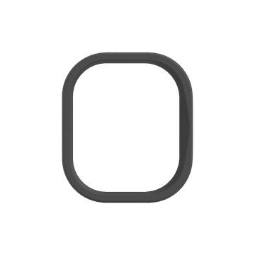 iPhone 16 手機殼鏡頭框 黑色