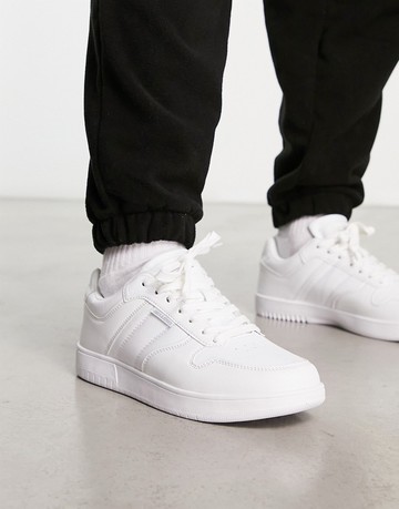 Jack & Jones basketball low trainer in white
