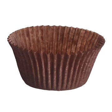 穀典 蛋糕烘焙用防油紙杯 75 x 33mm 600個/盒  金磚 咖啡色  1盒