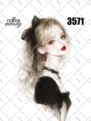 original sticker no.3571 人物貼紙 原創貼紙 原創人物貼紙 裝飾貼紙 cotton melody