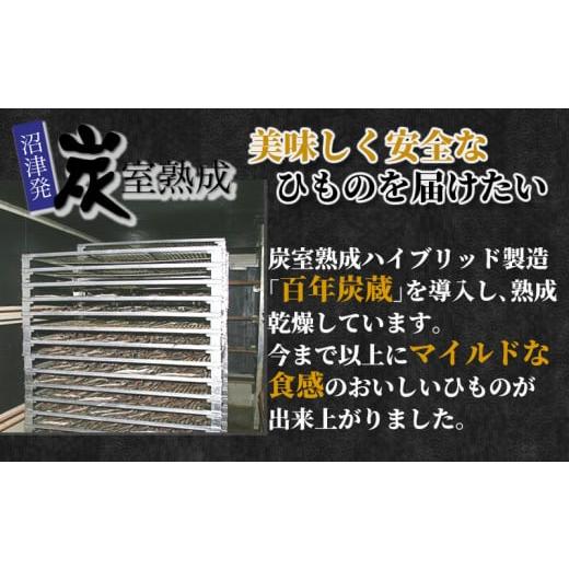 ふるさと納税 静岡県 沼津市 干物 定期便 3回 ひもの 詰め合わせ セット 3種 10枚 真あじ 金目鯛 さば サバ 文化干し 炭室熟成ひもの 個包装