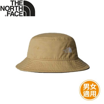 【The North Face 漁夫帽《卡其》】7WHN/登山/防曬帽/遮陽帽