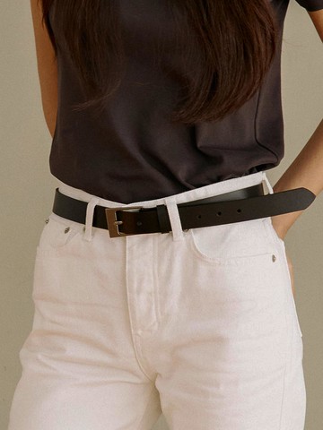 BL006 Modern Men Women Leather Belt 27mm