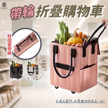 【台灣現貨隔日配】折疊購物車 購物車 買菜車 手推車 摺疊購物車 浩肯包 購物包 折疊手推車 拉車袋