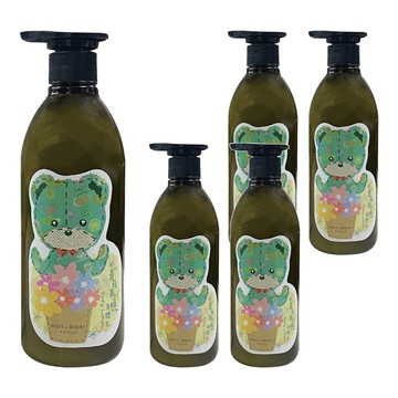 BEAR&BEARS 熊大庄 青蘋果之戀 身體乳  500ml  5瓶