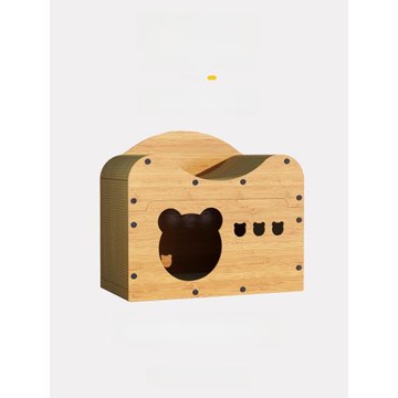 紙箱貓窩貓抓板一體冬貓別墅小戶型家用封閉式貓房子瓦楞紙貓屋