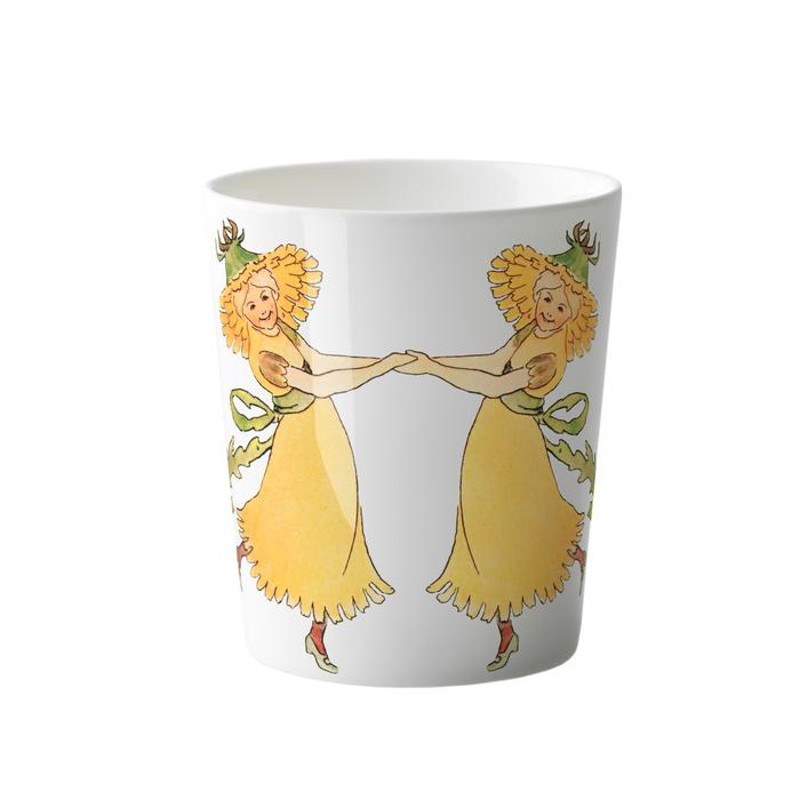 デザインハウスストックホルム エルサベスコフ マグカップ ハンドルなし タンポポ Design House Stockholm Elsa Beskow  MUG dandelions / おしゃれ | LINEブランドカタログ