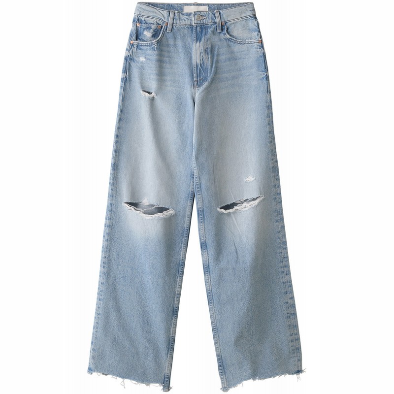 MOTHER マザー 【SUPERIOR】HIGH WAISTED SPINNER ZIP ダメージワイド 