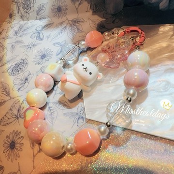 「周邊」💜上學小熊💜 超可愛層次掛鏈 掛鍊 快拆鍊 聖物掛鍊 ｜EA-0-T