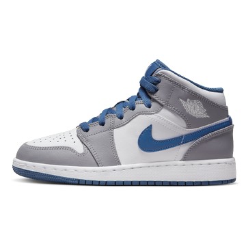 AIR JORDAN 1 MID TRUE BLUE GS