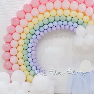 10吋 馬卡龍氣球 台灣現貨🎈B132艾妮 婚禮佈置 場地佈置 周歲 婚禮 生日布置 乳膠氣球 生日派對 氣球拱門 慶生