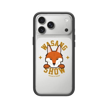 iPhone 17 Pro Max Mod NX -邊框背蓋組合 (相機按鈕) 黑 - 花生騷 WasangShow - 狐狸