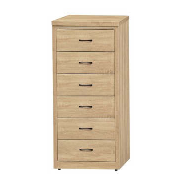 【顛覆設計】西澤2尺原切橡木色六斗櫃