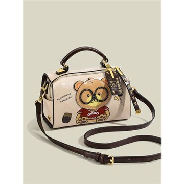 北包包小熊波士頓包女2025新款高級感時尚小眾設計手提單肩斜挎包