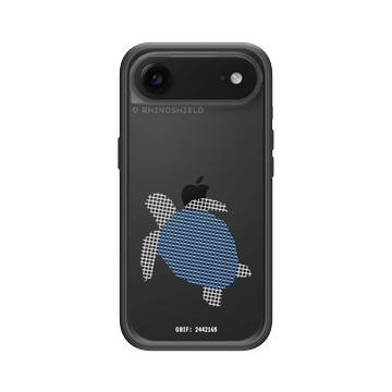 iPhone Air Mod NX -邊框背蓋組合 (相機按鈕) 黑 - The Wildlife Collection 動物野境系列 - 肯氏龜