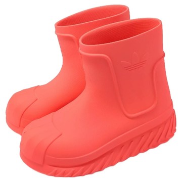 adidas 愛迪達 女款 ADIFOM SUPERSTAR BOOT W 防水休閒鞋 IE0392 UK 6  紅色  24.5cm