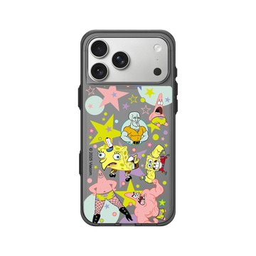 iPhone 17 Pro Max Clear (相機按鈕) 酷墨灰 - 海綿寶寶 SpongeBob - 深海迷因圖