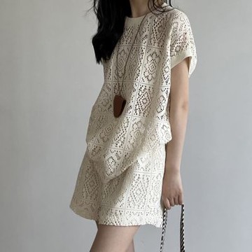 [米蘭精品] 現貨+預購 吊帶褲寬褲休閒褲大碼寬鬆長褲裝連身裙休閒女裝-寬鬆鏤空女裝74ma40