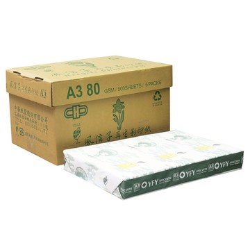 免運 [領劵折50]【史代新文具】風信子80P A3 再生影印紙 5包/箱 抗漲省荷包