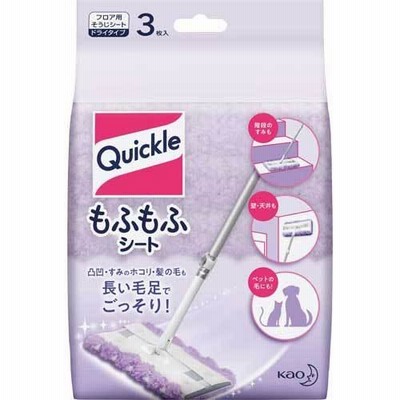 花王 クイックルワイパーもふもふシート３枚入
