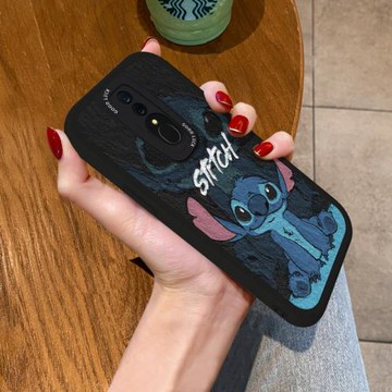 適用OPPOA9手機殼情侶個性史迪仔K12Plus全包A11X硅膠k9s軟殼K10pro卡通男k7高級皮保護套女新款K13turbo防摔