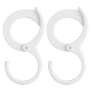 KM日式萬用 1063 多功能收納掛鈎  白色  2個