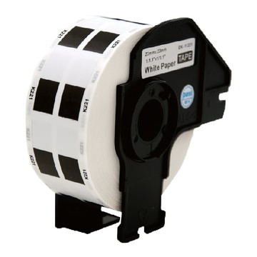 NEXTPAGE 台灣榮工 BROTHER 相容 定型標籤帶 DK-11221 ( 白底黑字) 1000張  23mm