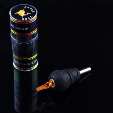 新款硅膠自鎖手柄 自鎖銅芯手柄35MM 紋身機專用手柄杰刺紋身器材