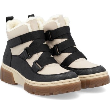 RIEKER BLACK CASUAL CLOSED LADIES MID HEIGHT BOOTS 黑色女款鞋子