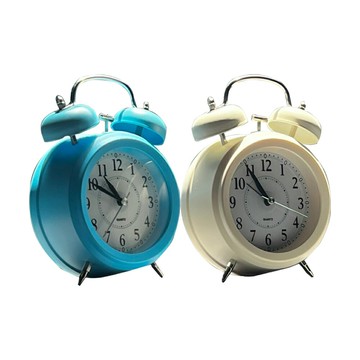 【福利品出清】UT1 格林威治全背光雙打鈴鐘 鬧鐘 時鐘 雙鈴鐺 大耳時鐘 貪睡功能 鋼琴烤漆 簡約鬧鐘 指針鐘