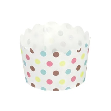 珍珠金屬紙杯蛋糕烘焙模具50件組 75mm  1組