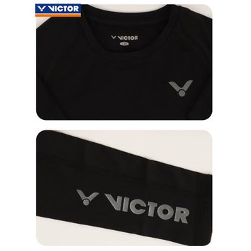 正品victor威克多勝利羽毛球服 兒童運動緊身衣 TP-42045
