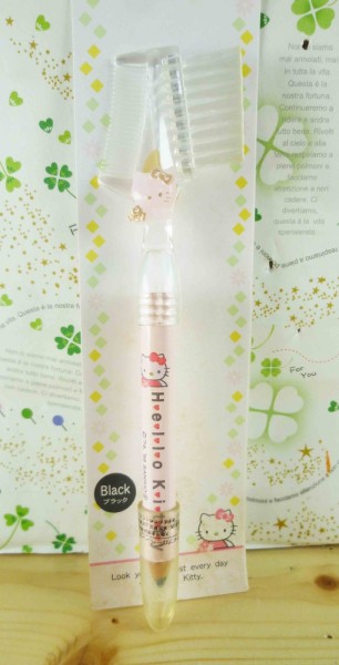 【震撼精品百貨】Hello Kitty 凱蒂貓-KITTY眉刷附筆-粉