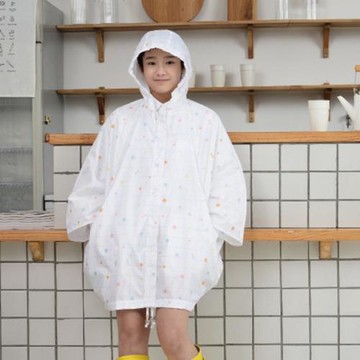 日系成人斗篷蝙蝠衫格子可愛女生戶外徒步旅行外套雨衣薄便攜雨披