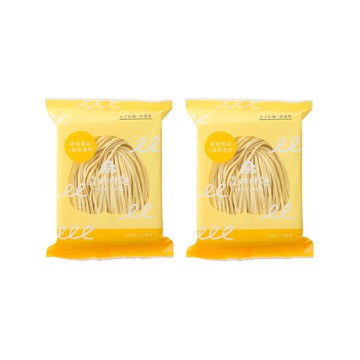 【森林麵食】森林拌麵-黃金南瓜（細麵）x油蔥拌醬（五辛素） 2包入_廠商直送