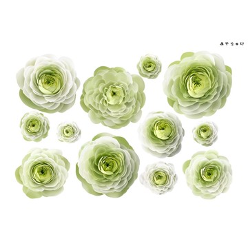 【10月新作4】20-22-0165 裁切紙・拼貼素材 陸蓮花