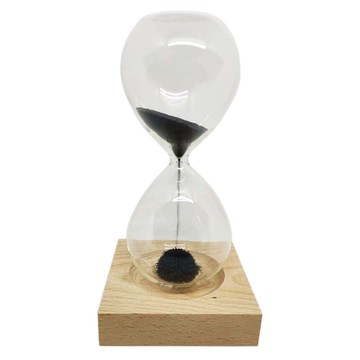 1455 磁力沙漏 流沙金屬磁力沙漏 玻璃沙漏 交換禮物 辦公桌擺設居家佈置