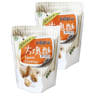 口福不淺 五榖起司 方塊酥 台灣製造 奶素  200g  2包