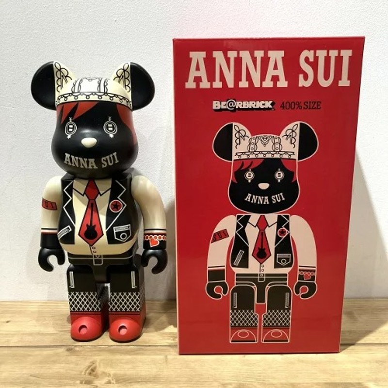 MEDICOM TOY BE@RBRICK ANNA SUI 400% RED&BEIGE メディコムトイ ベア