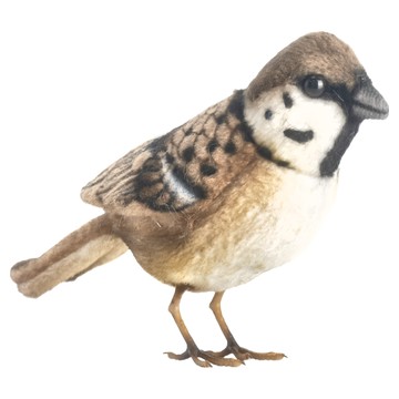 HANSA TOY 填充絨毛 麻雀 1個  13cm