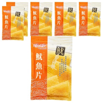 珍珍 魷魚片  80g  6包