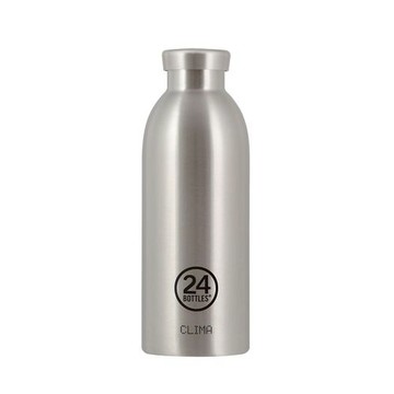 義大利 24Bottles｜不鏽鋼雙層保溫瓶 500ml - 不鏽鋼