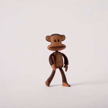 【新品】Paul Frank 大嘴猴造型橡木擺飾